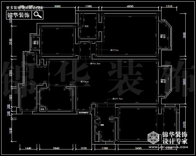 五礦御江金城A2戶(hù)型140平米 戶(hù)型
